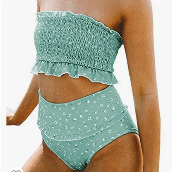 Women’s high waisted bathing suit - Picture 1 of 6
